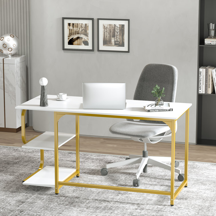 Wade Logan® Edna Metal Base Desks & Reviews Wayfair Canada